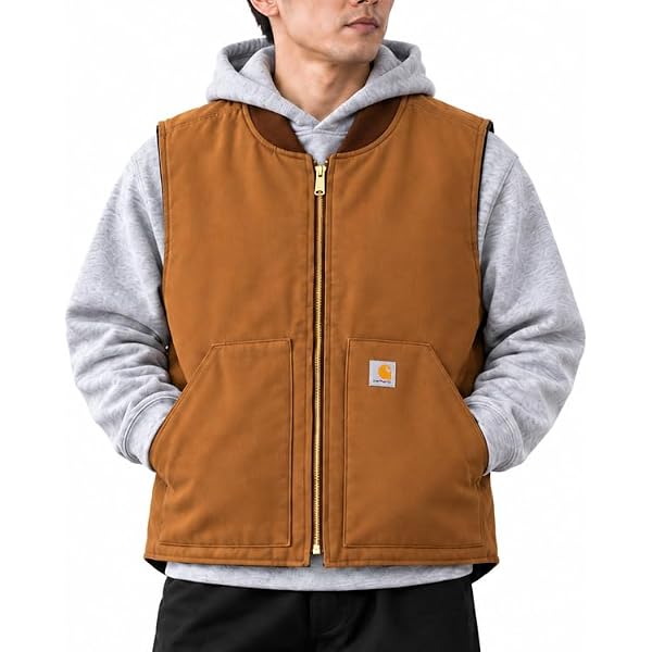 Amazon | [CARHARTT] カーハート ベスト V01 ダックベスト メンズ