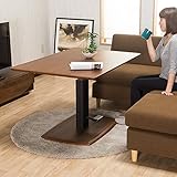 昇降式 リビングテーブル BOREAL ラウンジスタイル ブラウン 色