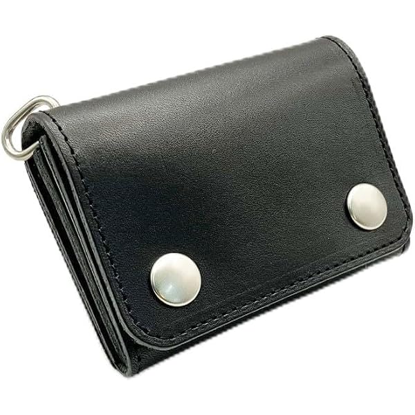 Amazon | マルチウォレット シボ革 イタリアンレザー トラッカー