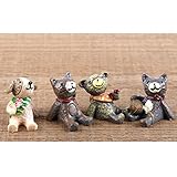 Baoblaze ミニチュア　動物　マイクロ風景飾り　20個　置物　盆栽　ガーデン　DIY　ドールハウス　箱庭用　クラフト　ランダム