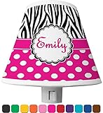 Zebra Print & Polka Dots Shade Night Light ( Personalized )