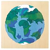 ジョージ・ラック・パズル/GEORGE LUCK PUZZLE/木のパズル/地図のパズル・地球/GL229