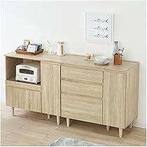 キッチンカウンター　白　ホワイト　キッチンボード　ロータイプ　北欧 楽天市場】キッチンカウンター 幅150cm 白 食器棚 レンジ台 ロー