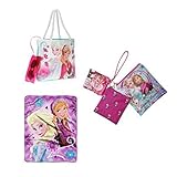 Disney Frozen Sisters Forever 6 Piece Go and Relax Set with Beautiful Handbag, Sunglasses, Wallet Wr