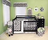 VERSAILLES B&W - 4 PC CRIB - BABY BEDDING SETS by Trend Lab [並行輸入品]