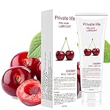 チェリー味潤滑ローション、舐められる潤滑剤、水溶性潤滑剤ゼリー、カップル気分を高める大人の潤滑ゼリー、さくらんぼ植物配合、フルーツ味潤滑ジェル、ラブシロップ 100ml