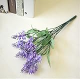 Excellent.advanced? 10 頭ラベンダー花絹人工ブーケ結婚式パーティー ホーム インテリア クラフト