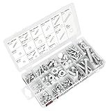 Performance Tool W5334 240pc Zinc Nuts & Bolts Assortment by Performance Tool