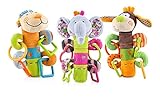 Nuby Squeeze N' Squeak Plush Toy Characters May Vary [並行輸入品]