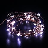 Hogoo LEDライト USB イルミネーションライト33ft 100 LEDs 10M 3個同梱 点滅ライト 銅線 ワイヤーライト アウトドア 室内 室外 コンセント不要 結婚式 パーティー 庭防