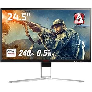 AOC ゲーミングモニター ディスプレイ AG251FZ2/11 (24.5インチ/FHD/TN/HDMI/0.5ms/DisplayPort/240Hz/フリッカーフリー/ローブルーモード)