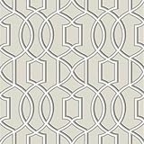 A-Street Prints 2625-21817 Quantum Trellis Wallpaper, Grey [並行輸入品]