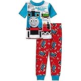 トーマスベビー幼児用男の子12 m-5tコットン半袖パジャマセット( 3t )