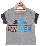 クリフメイヤー キッズ ブランドロゴ(ロゴ系) 90cm GRAY 1454996K