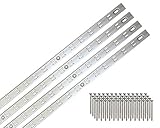 ハイロジック アルミ棚柱 リーフ棚柱 1820mm シルバー 棚柱4本入り(ビス付) 98181