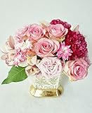 『指定日配達可能』★★★★★春のランアレンジメント　リバティー柄『正午までのご注文で当日発送可能』ギフト　アレンジメント　お花