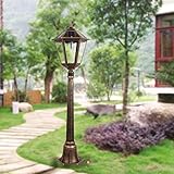 4 feet 2 inch outdoor solar powered lamp post with HIGH Bright LED Lights SL-6907bronze1.5m [並行輸入品]