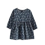 Mayababy 子供ドレス 女の子 発表会 子どもドレス キッズワンピース 結婚式 お呼ばれ キッズ プリンセス こどもフラワーガール 花柄 子ども服 プリンセスドレス (140cm, ネイビー)