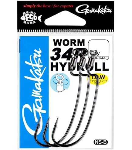 ナカミ商品 Amazon | がまかつ ワーム34R ハイドロール 5/0 | ノーブランド品