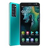 ロック解除スマートフォン 5.45インチHDフルスクリーン電話 デュアルSIM 1GB + 8GB 2MP + 5MPオートフォーカスカメラ APPフェイスアンロック WIFI + BT + FM + GPS (緑)