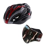 Perfk スポーツ用　ヘルメット＋ハーフフェイスマスク　怪我防止　安全　快適　防風　サイクリング用品