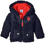 U.S. Polo Assn. Baby Boys' Soft Whubby Shell Jacket Navy 18 Months [並行輸入品]