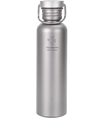 Amazon.co.jp: 純チタンボトル 直飲み水筒 500ml/600ml/750ml