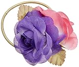 ビジュー&ビー フラワーヘアゴム フリー パープル BBT11-H06-PP