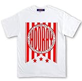 HOORAY(フーレイ) ダンス 衣装 ヒップホップ キッズサイズ スターロゴTシャツ 120 ホワイト