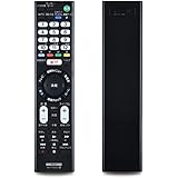OMTE SONY ソニーTVの取り替える テレビリモコン RMT-TX100J 汎用 シンプル 設定不要 簡単操作 KJ-55X9300C KJ-65X9300C KJ-75X9400C KJ-55X9000C KJ-65X9000C KJ-55X
