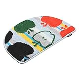 吸水性のノンスリップ耐久性のあるドアマットエントリーマットエントランスマット、15.7"x23.6"、B