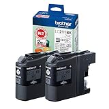 ブラザー工業 【brother純正】インクカートリッジブラック2個パック LC211BK-2PK 対応型番:DCP-J968N、DCP-J767N、DCP-J567N、MFC-J887N、MFC-J737DN 他