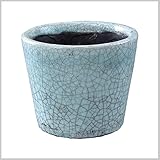 プランターカバー ポット プランター ガーデニング 雑貨 インテリア カラフル グリーン 植木鉢 カラフルシャビープランター M BLUE