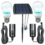 BonAchat Solar Panel DIY Lighting Kit, Solar Home System Kit,LED Light Bulb Flashlight as Emergency 