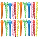 Frcolor 長い風船 50本 バルーンアート マジックバルーン 風船 カラフル 風船セット ひねる風船 デコレーション パーティー 誕生日 結婚式 イベント 装飾（ランダムス）