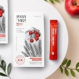 ディアレシピ デザート酵素スティック ポム（アップル風味・3g×30本）｜韓国産酵素・スティック包装・アップルサイダービネガー＆カムット配合