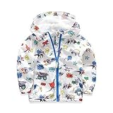 New Fashion Character Printed Long Sleeve Jacket -4T