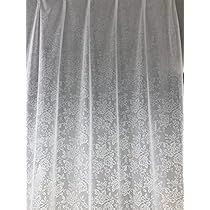 ミラーレースカーテン　ホワイト　幅150cm×丈198cm2枚 150 198 レース ミラー 幅150 丈198 cm 2枚組み 既製レース