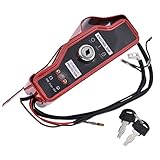 Viviseason(ビビシーズン) GX390ガソリン発電機 制御スイッチケース　2本の鍵を持つこと　Electric Ignition Switch 2 Key Panel 赤黒い色