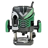 Hitachi M12V2 15 amp 3-1/4-Horsepower Plunge Base Variable Speed Plunge Router with 1/4-inch and 1/2