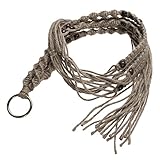 Demiawaking プラントハンガー 鉢植え用 プラントハンキング プランター マクラメ 麻縄 インテリア 115cm