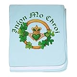 CafePress – My Darling娘Baby Blanket – スーパーソフトベビー毛布、新生児おくるみ 標準 ブルー 051592475425CD2