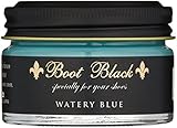 [ブートブラック] 輝きと潤い続く上質ケア シュークリーム しっとりと艶めく コラーゲン配合 ウォータリーブルー 55g