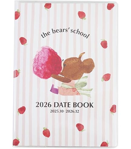 ❤️お値下げ❤️【訳あり】くまのがっこう　スケジュール帳2024　A6マンスリー Amazon.co.jp: スクエア くまのがっこう 手帳 2024年 A6
