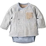 コンビミニ やわらかラップコンパクト(ドットボーダー) 70～80 ピンク