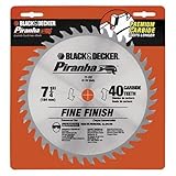 High Qualityer 77-757 Piranha 7-1/4-Inch 40 Tooth ATB Thin Kerf Fine Finishing Saw Blade with 5/8-In