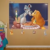 FATHEAD Lady and The Tramp Mural Graphic Wall D?cor [並行輸入品]