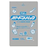 シモジマ (ヘイコー) OPP袋 ボードンパック #20 No.8 穴なし 100枚 006763328