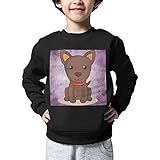 Pinono かわいい犬の漫画子供服 キッズ セーター 長袖 新作 子ども セーター ニット　コットン 男の子 トップス 子供 カジュアル ニット 丸首 快適 入園式 発表会 通学