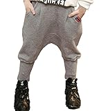 Plus Nao(プラスナオ) 子供用 サルエルパンツ ロングパンツ 長ズボン テーパードパンツ シンプル 無地 ウエストゴム カジュアルパンツ ボトムス 男の子 女の子 キッズ ジュニア 90 10